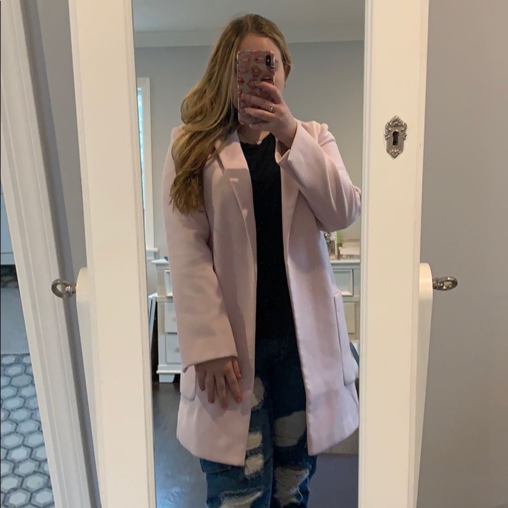 Light pink trench coat/blazer